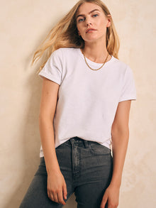 Womens - Sunwashed Crew Tee | White