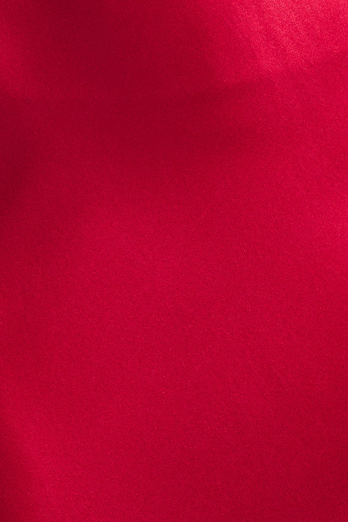 Silk Long Nite V Neck | Ruby