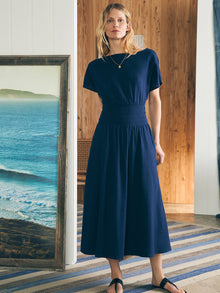 Womens - Coast To Coast Midi Dress | Navy