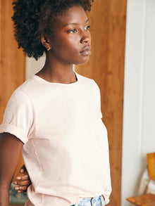 Womens - Sunwashed Crew Tee | Peach Whip