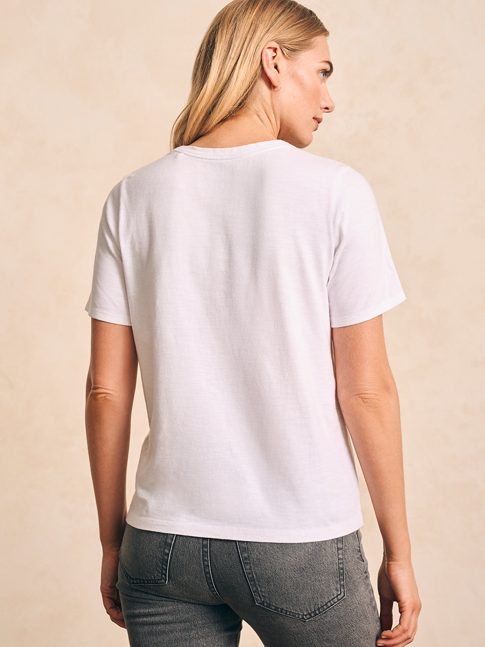 Womens - Sunwashed Crew Tee | White