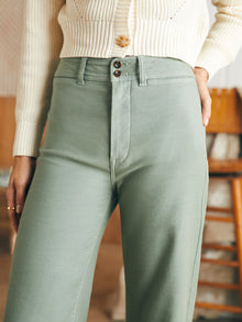 Womens - Stretch Terry Harbor Pant | Coastal Sage