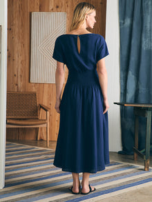 Womens - Coast To Coast Midi Dress | Navy