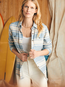 Womens - Legend Sweater Shirt | Coastline Stripe