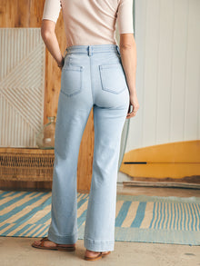 Womens - Stretch Terry Patch Pocket Pant | Clearlake Wash