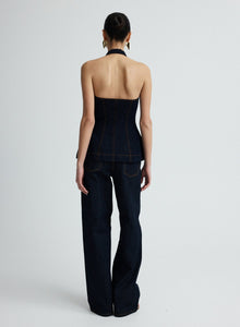Rhea Top | Dark Indigo