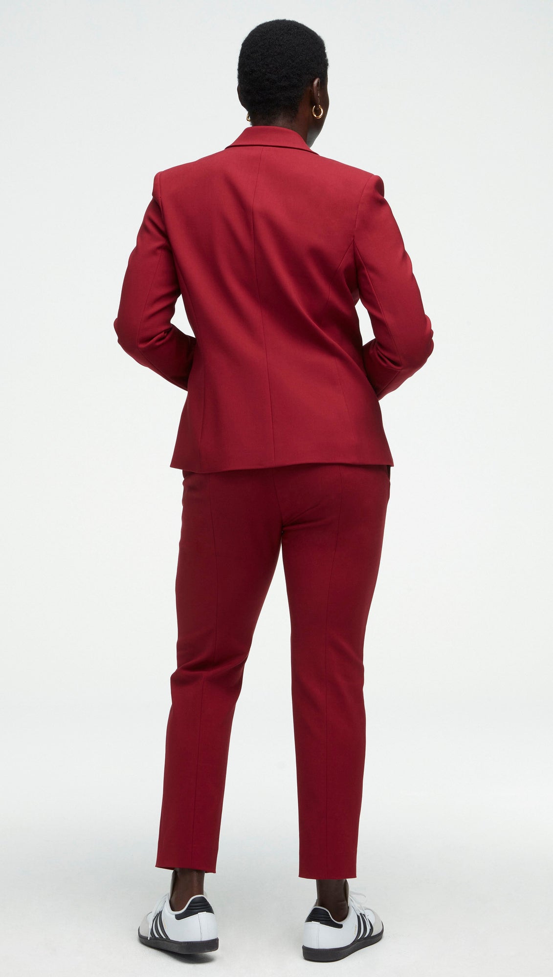 Crossover Blazer in Performance Cotton | Merlot