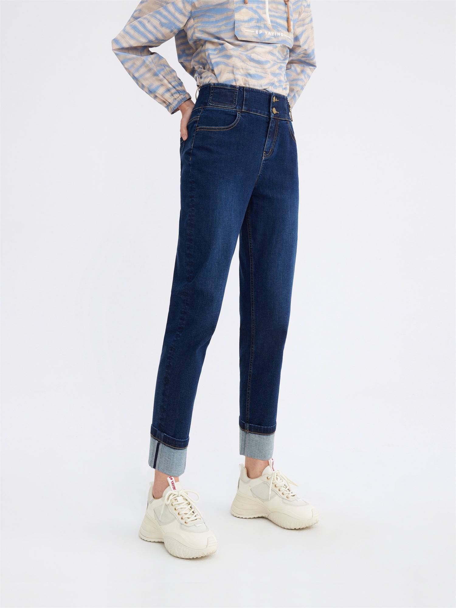 Straight Leg Pants | Blue