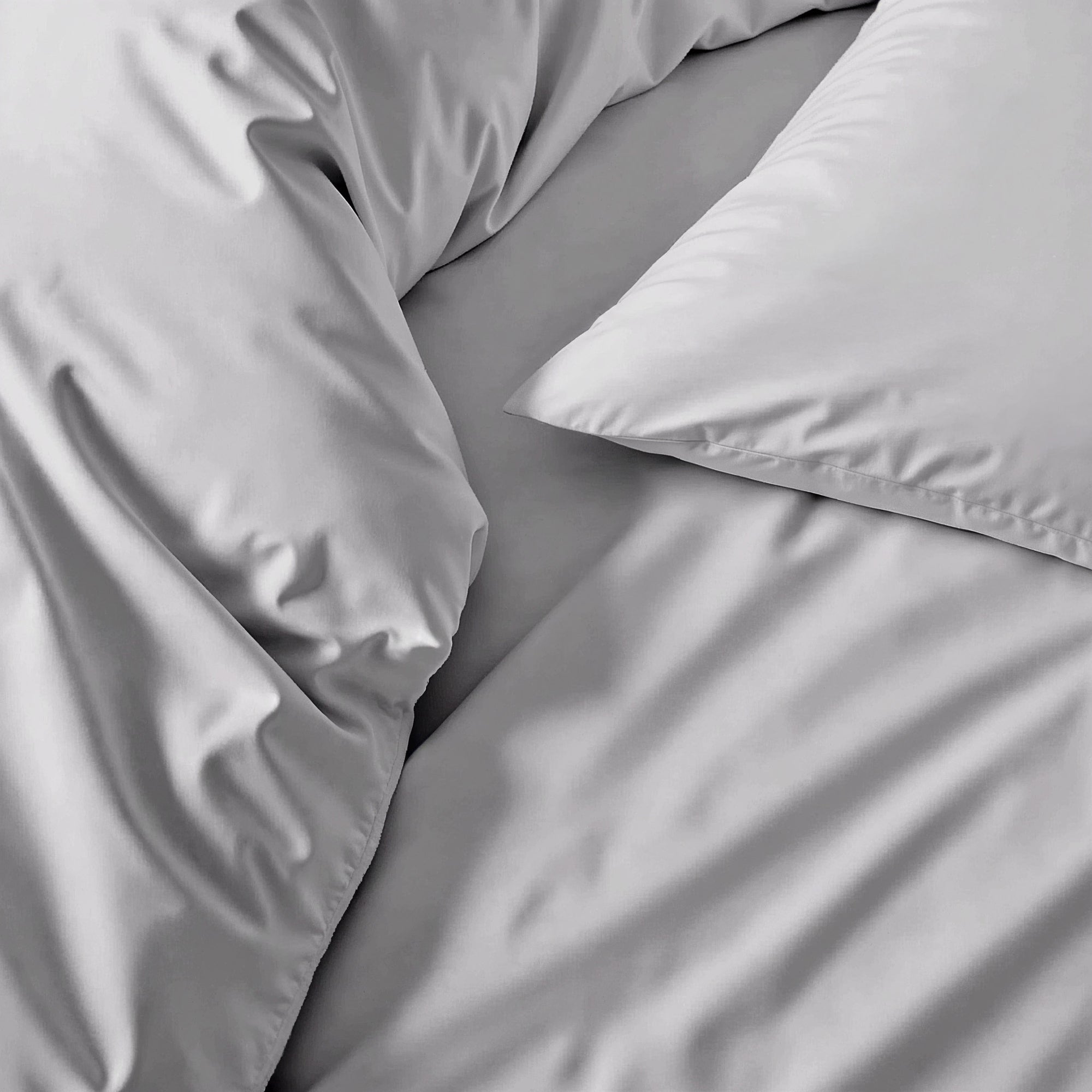 Luxe Australian Sateen Duvet Cover | Twin/Twin XL | Light Gray
