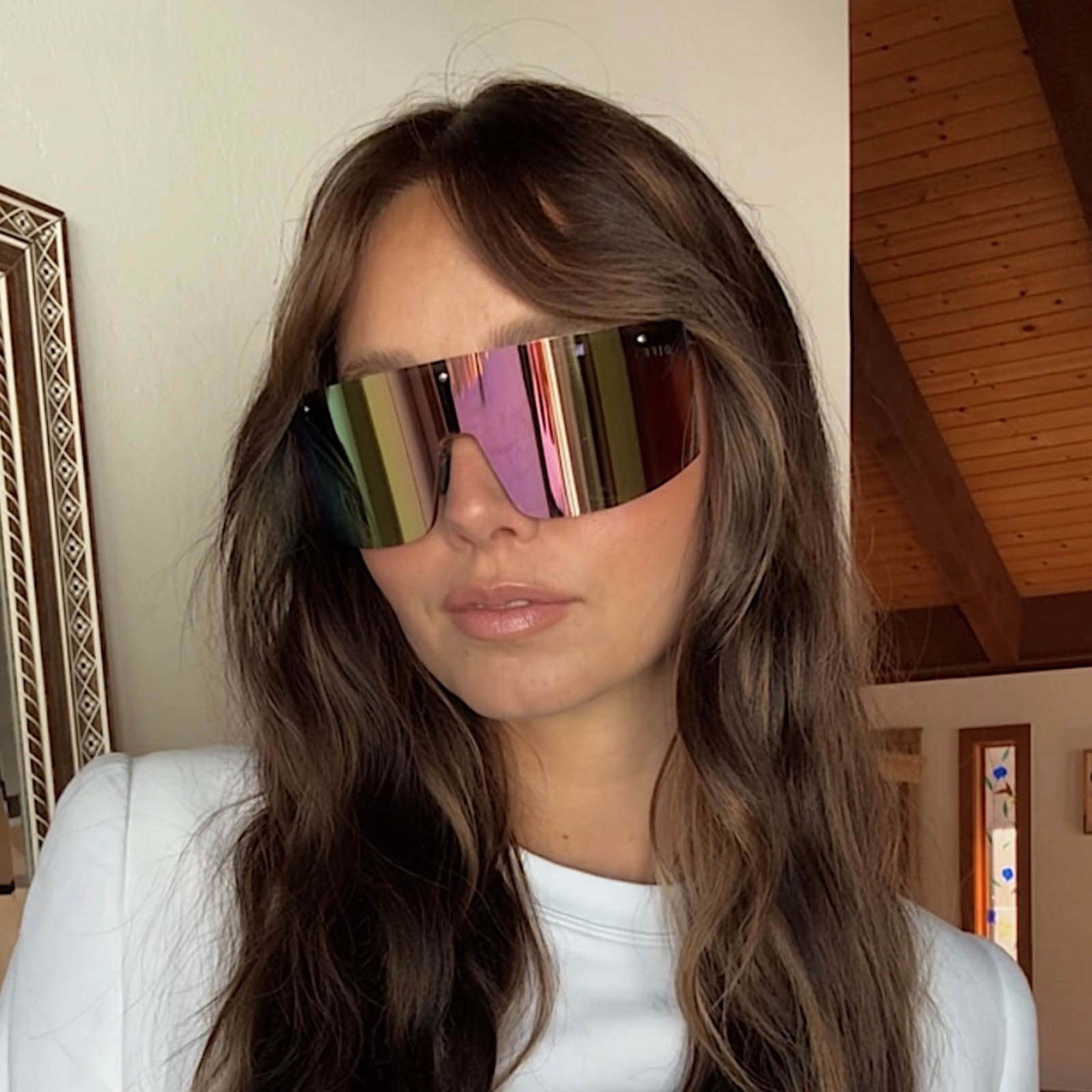 Unisex | Grandslam Sunglasses | Gold | Sherbet Rainbow Polarized Lenses