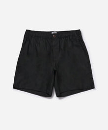 Black | Ambrose Linen Shorts