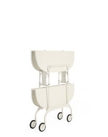Battista Folding Extensible Table | Single | Matte White