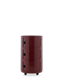 Componibili New Big Storage Unit - 3 Elements | Single | Bordeaux