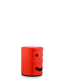 Componibili Wink Smile Storage Unit - 2 Elements | Single | Red