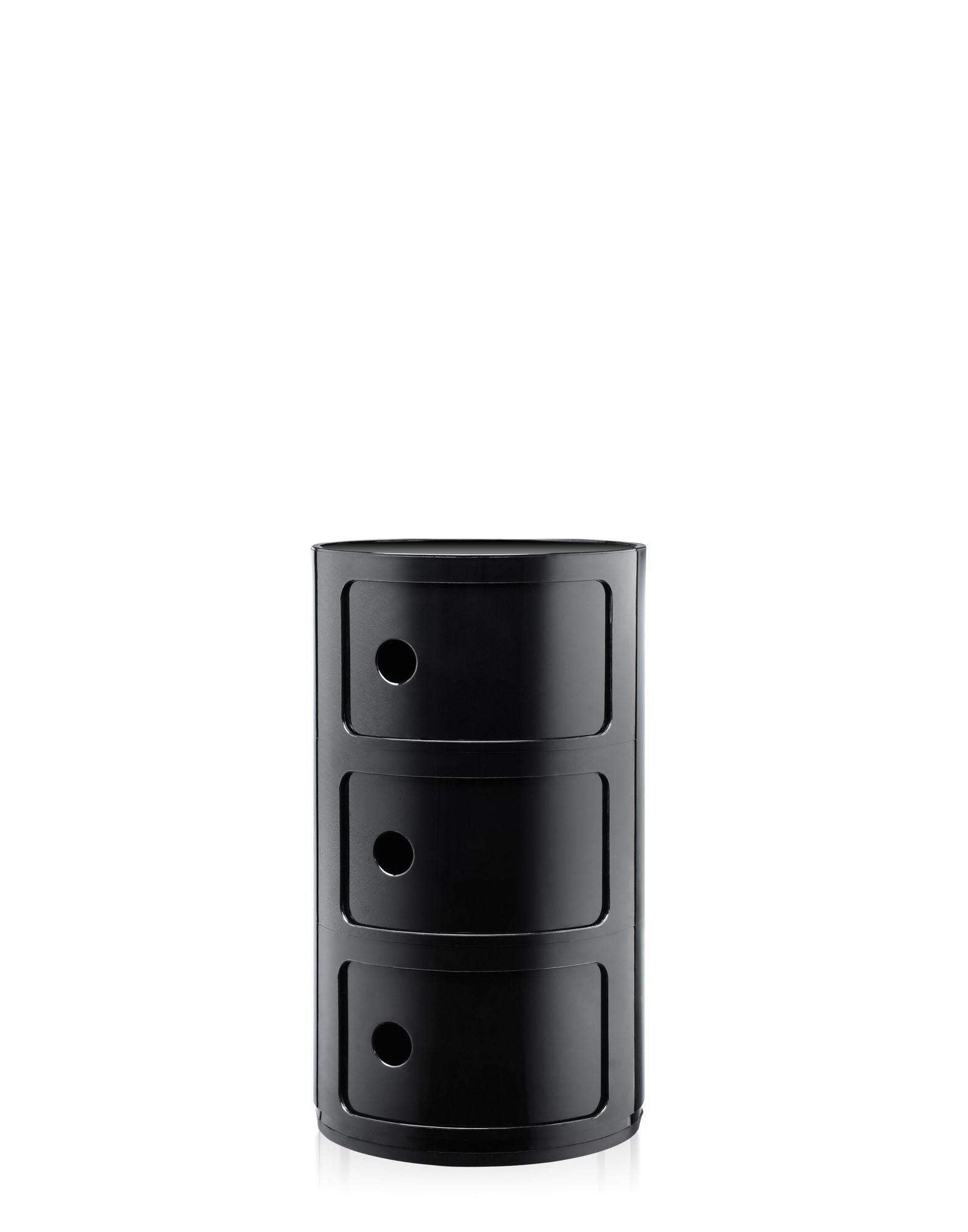 Componibili Classic Storage Unit - 3 Elements | Single | Black