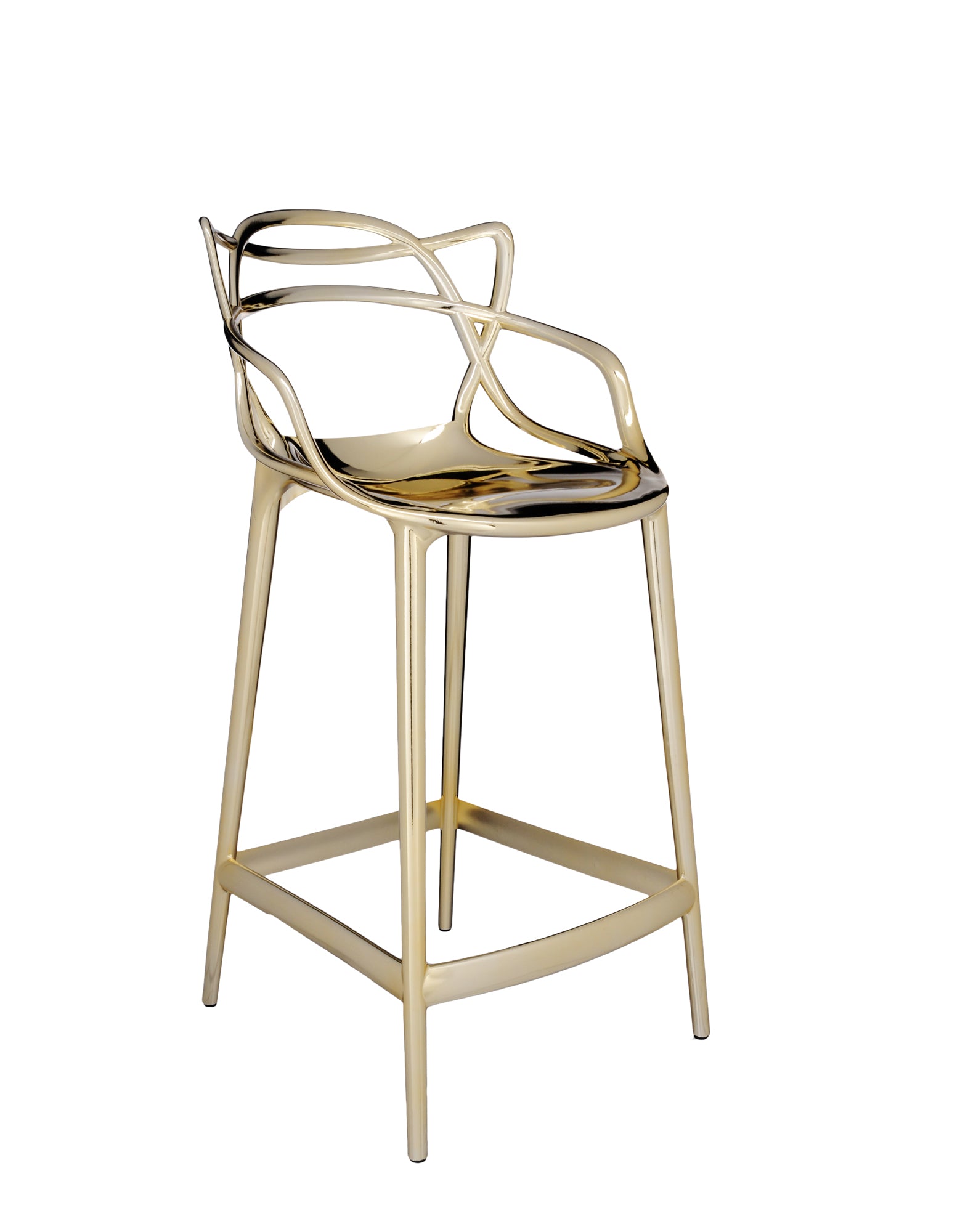 Masters Metal Counter Stool | Single | Gold