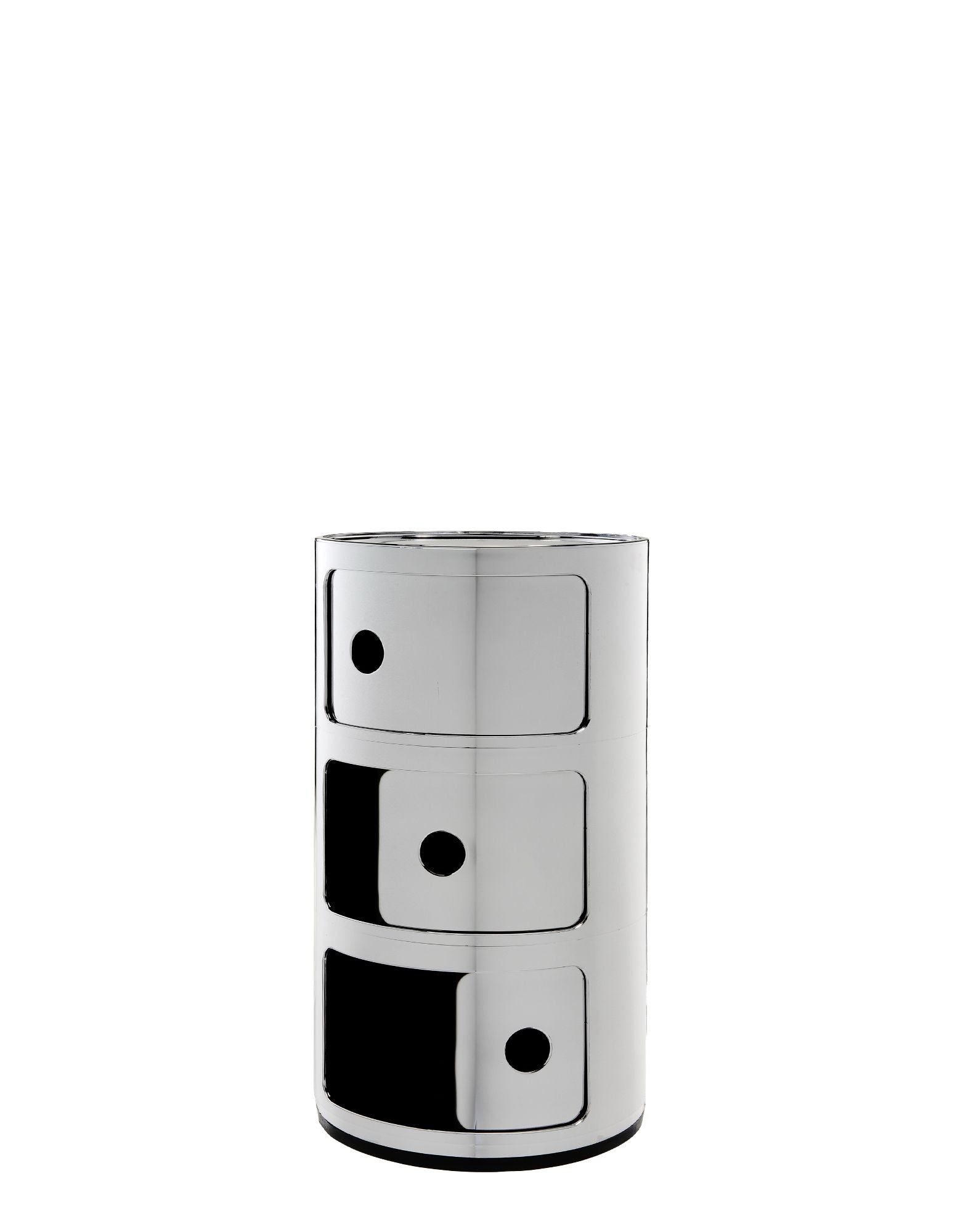 Componibili Metal Storage Unit - 3 Elements | Single | Chrome