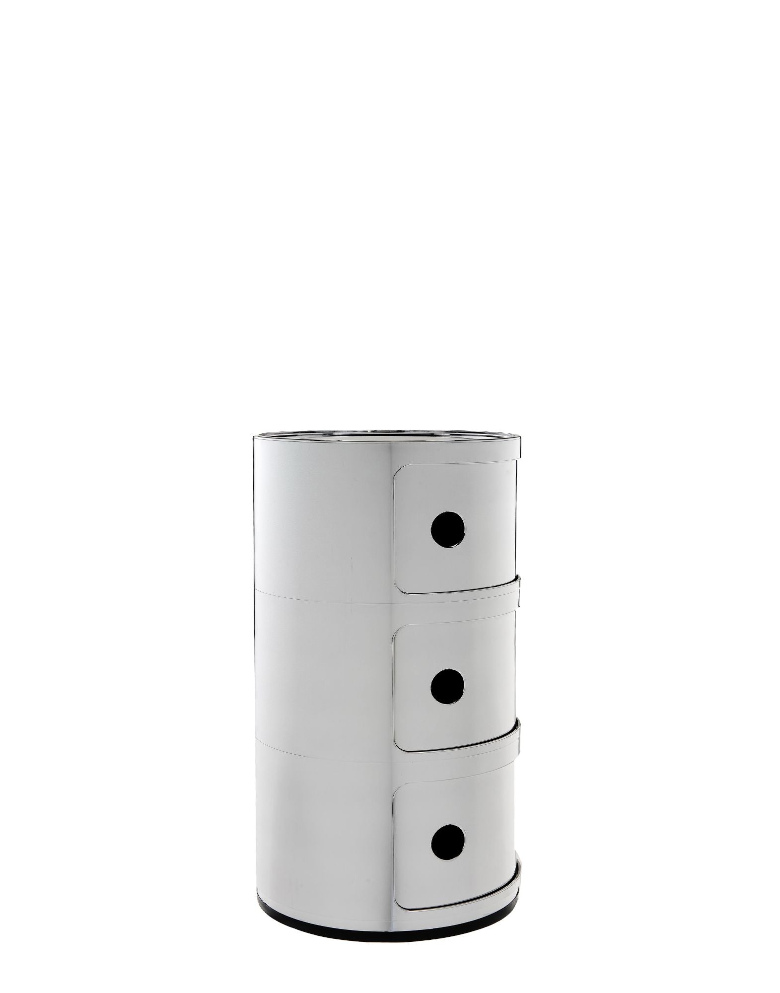 Componibili Metal Storage Unit - 3 Elements | Single | Chrome