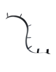 Book Worm 7 Bookends - 3.2 Meters | Single | Black