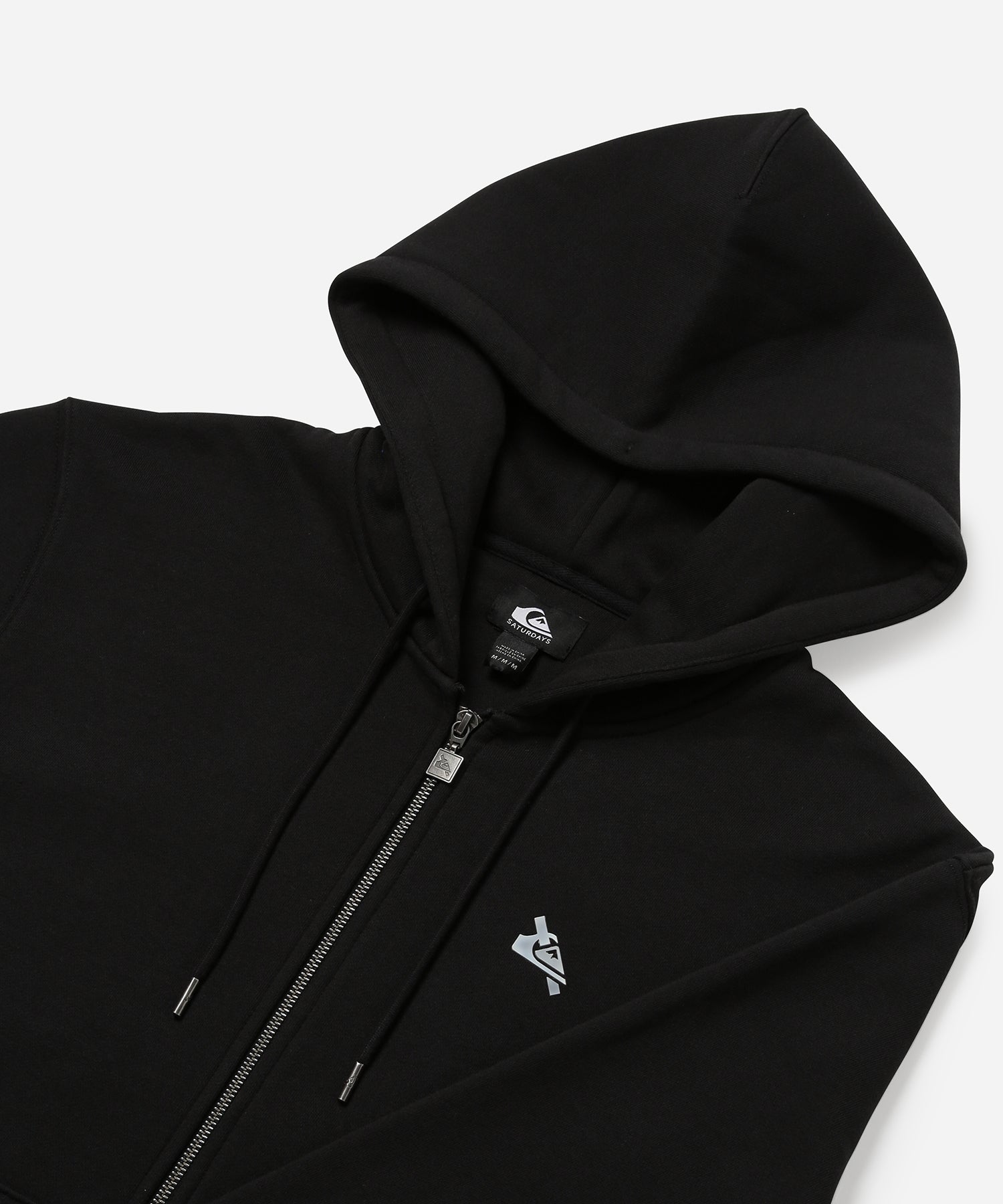 Black | Quiksilver x Saturdays NYC Zip Hoodie | Saturdays NYC