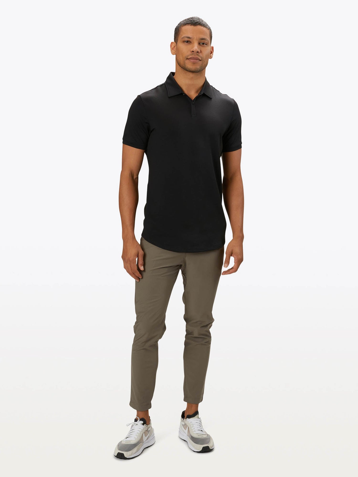 Mens | COZ Signature-Fit Pima Cotton Blend Polo | Black