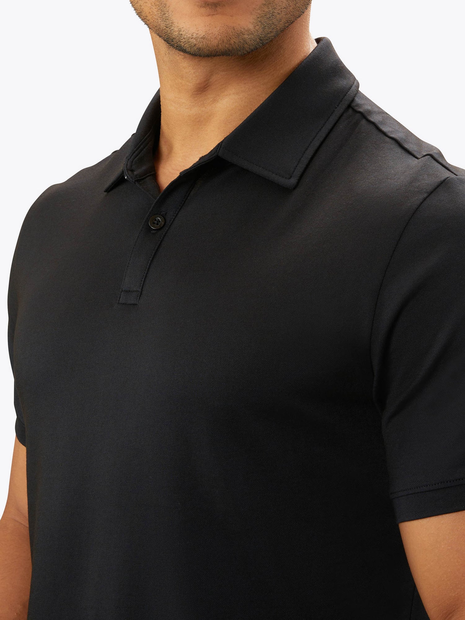 Mens | COZ Signature-Fit Pima Cotton Blend Polo | Black