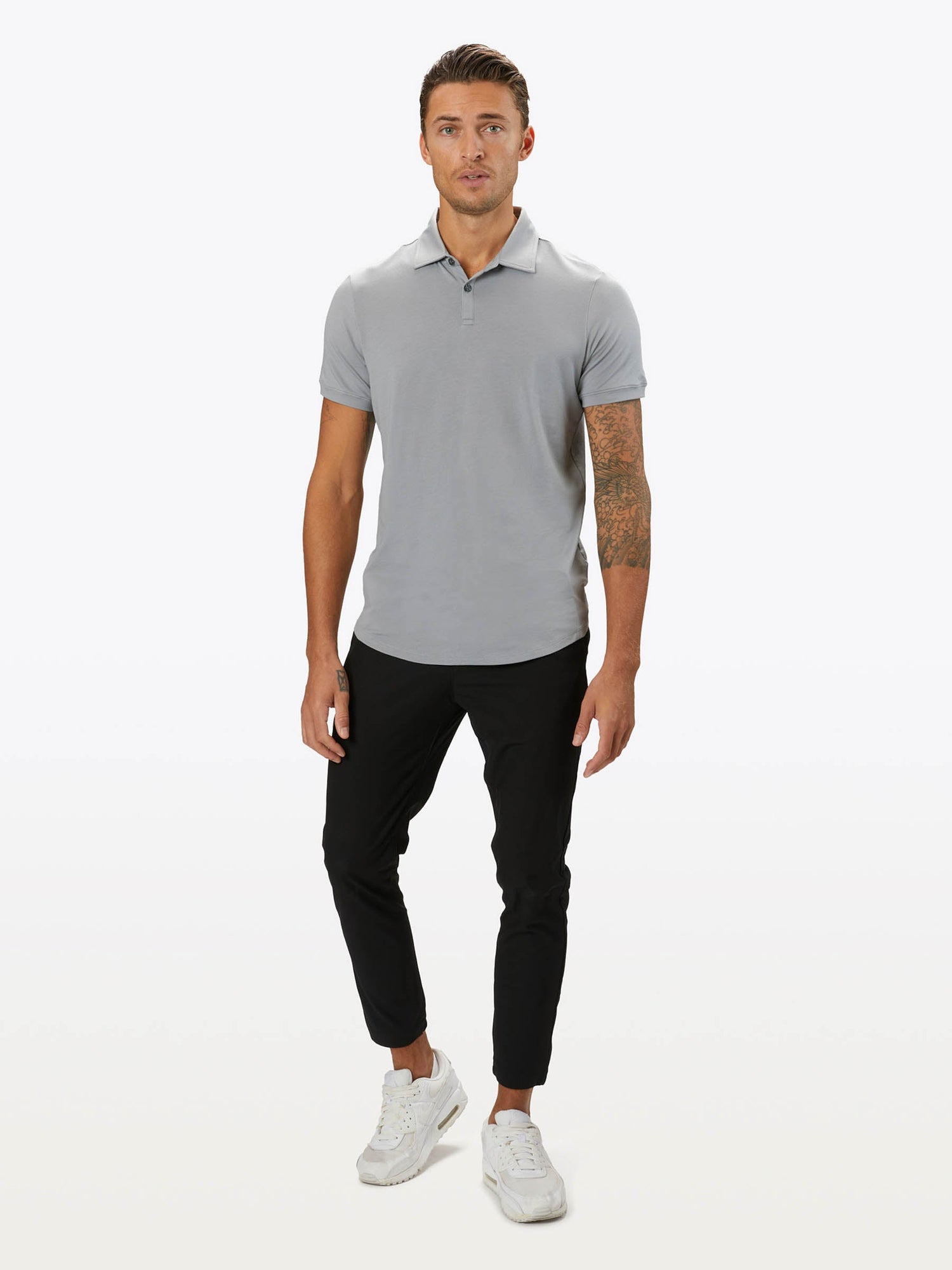 Mens | COZ Signature-Fit Pima Cotton Blend Polo | Granite