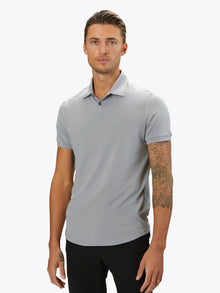 Mens | COZ Signature-Fit Pima Cotton Blend Polo | Granite
