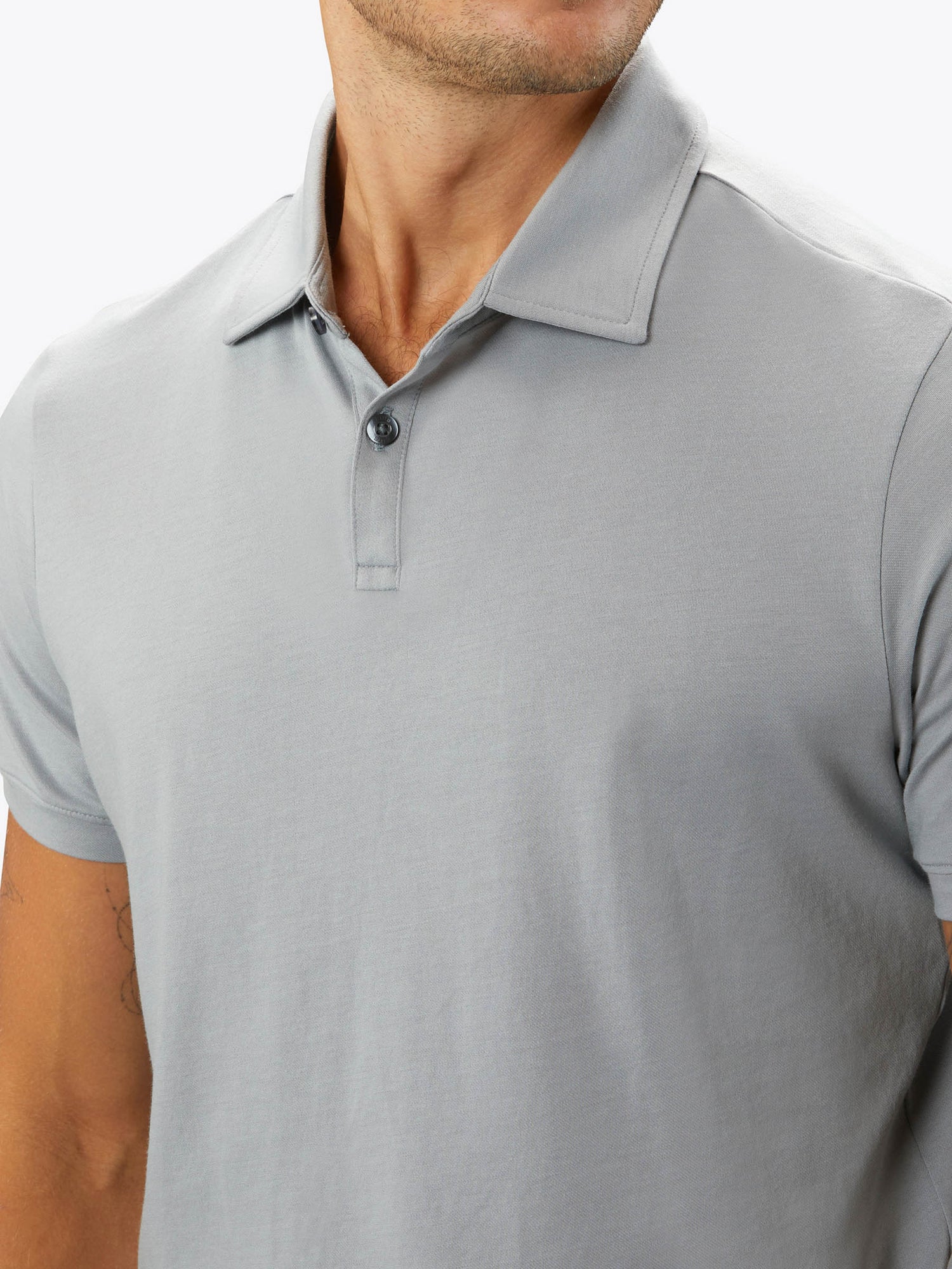 Mens | COZ Signature-Fit Pima Cotton Blend Polo | Granite