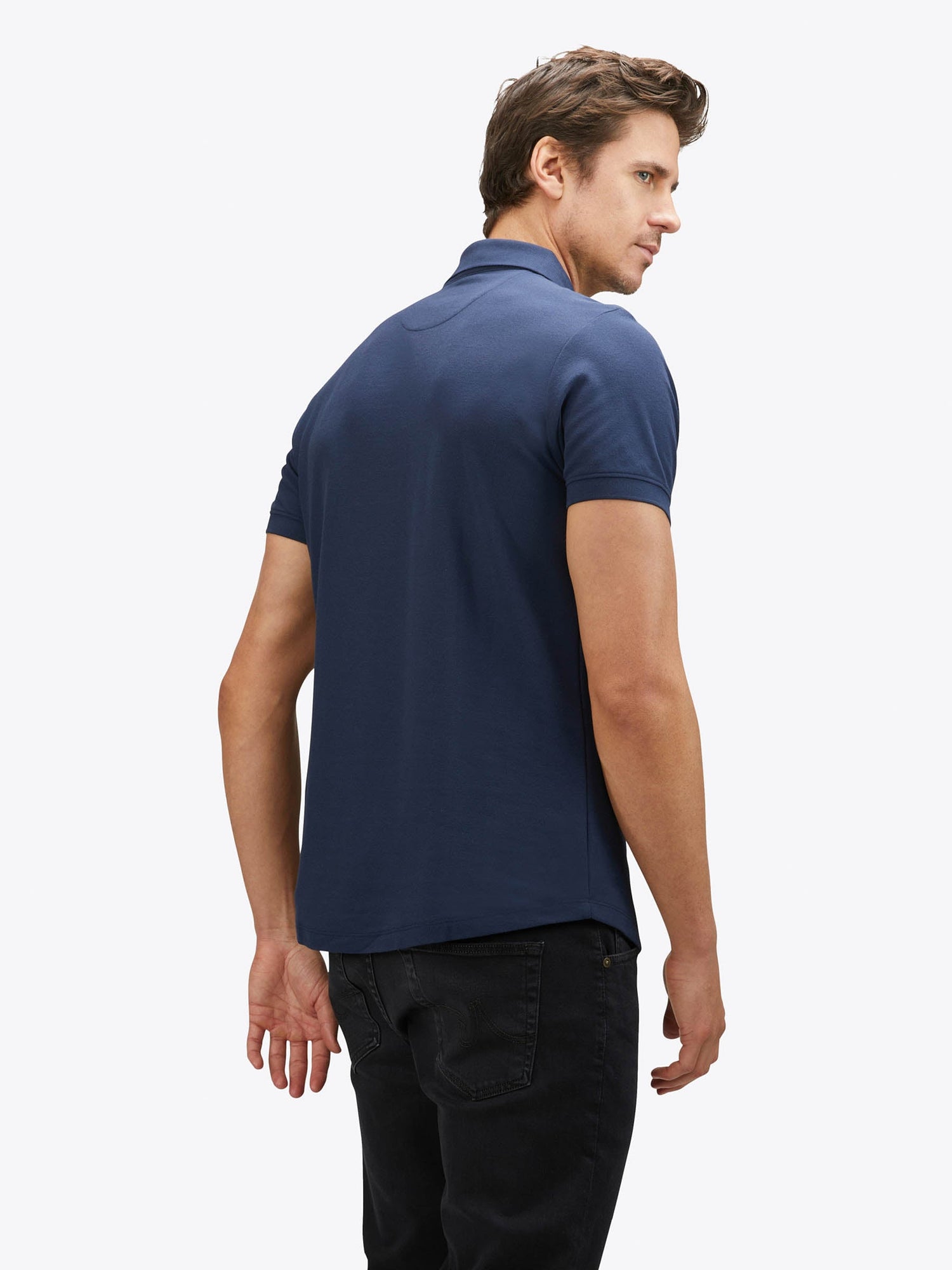 Mens | Prestige Signature-Fit Pima Cotton Polo | Pacific Blue