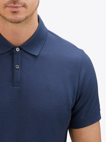 Mens | Prestige Signature-Fit Pima Cotton Polo | Pacific Blue
