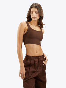 Womens | Coreflex Form-Fitting Cropped Tank | Sierra