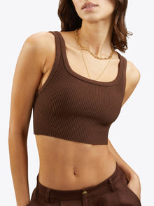 Womens | Coreflex Form-Fitting Cropped Tank | Sierra