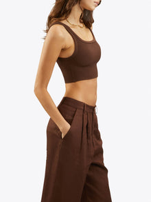 Womens | Coreflex Form-Fitting Cropped Tank | Sierra