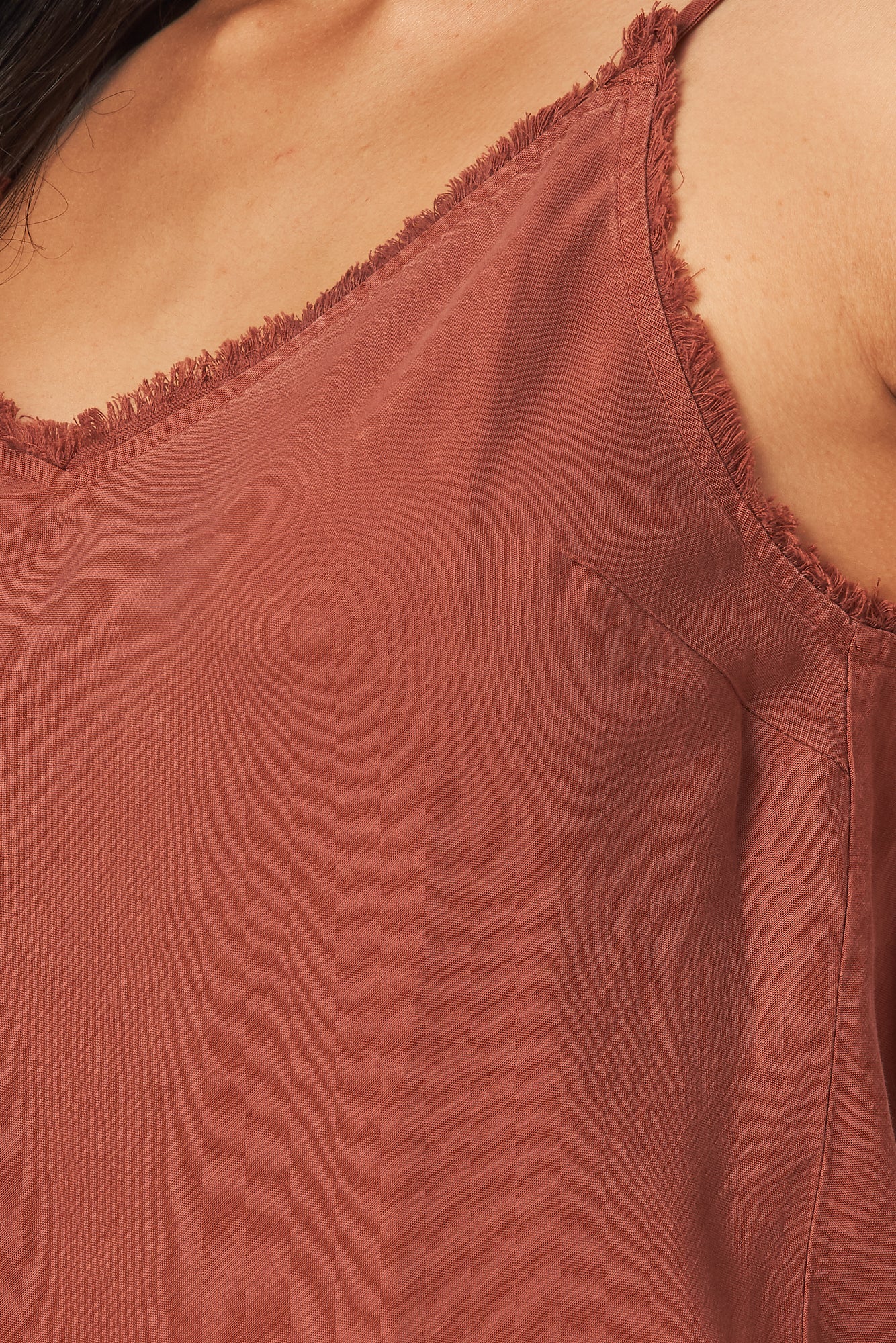 Frayed Cami - Autumn Amber