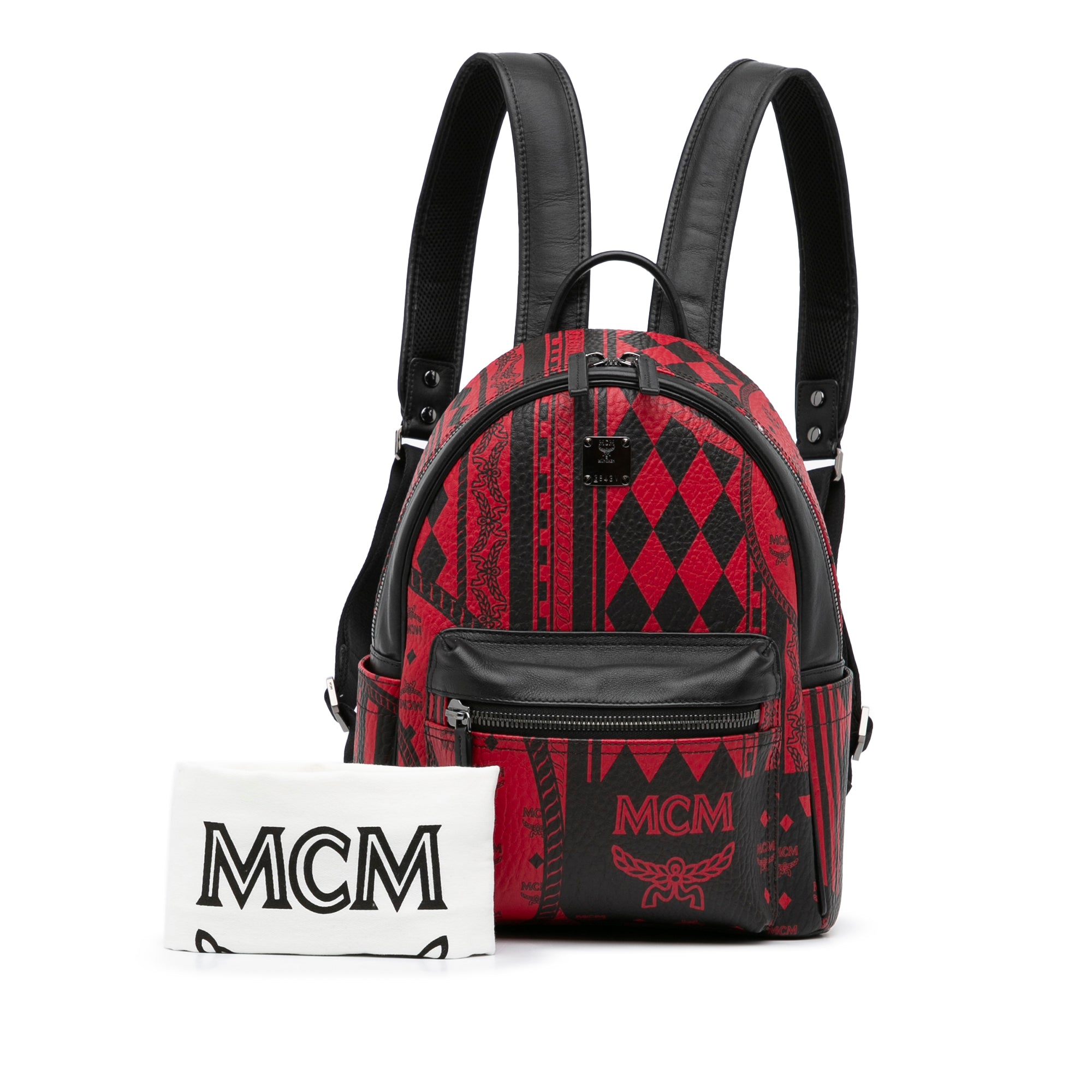 MCM Pre-Owned Baroque Stark Backpack | Women | Red