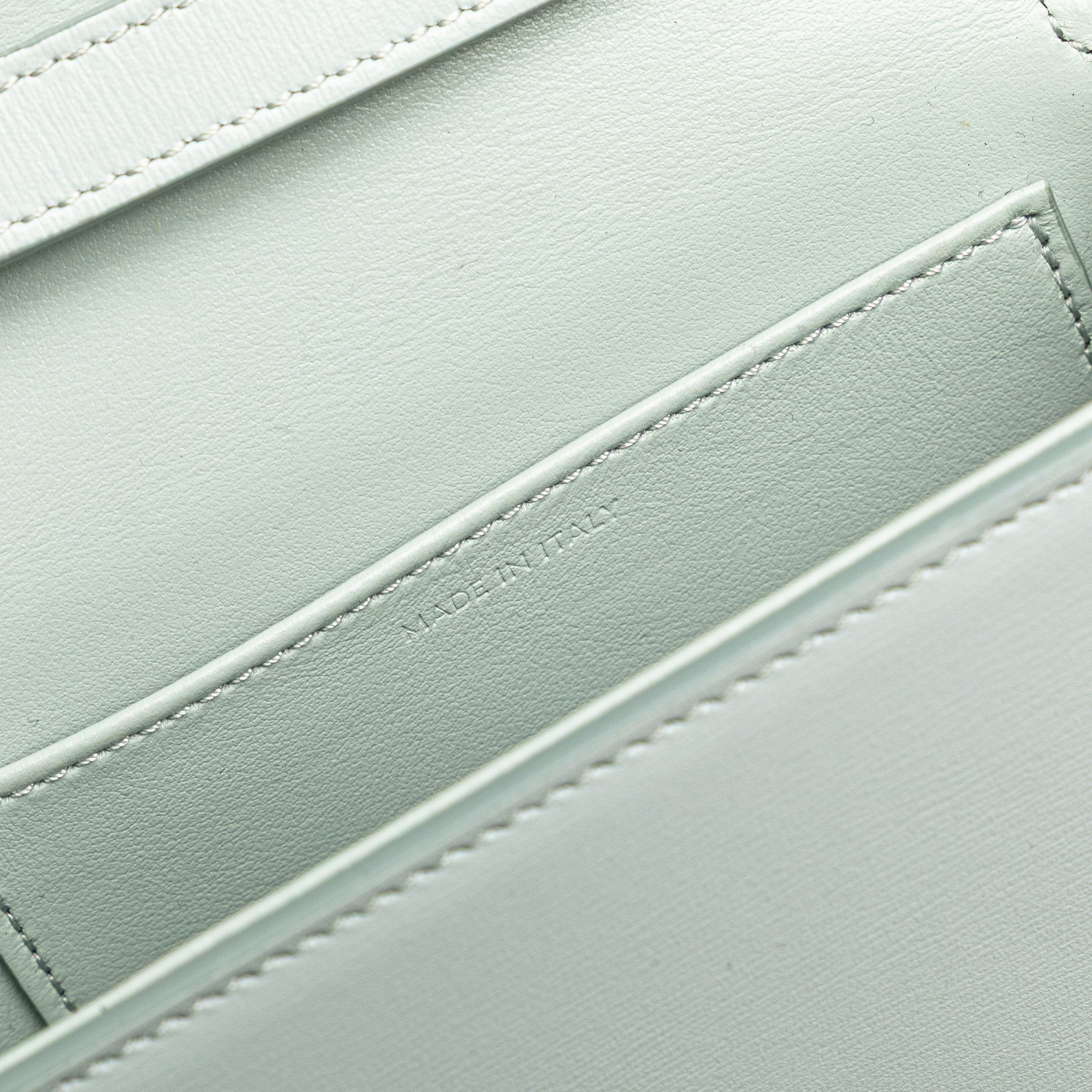 Celine | Pre-Owned Mini Calfskin Claude Crossbody | Blue/Light Blue