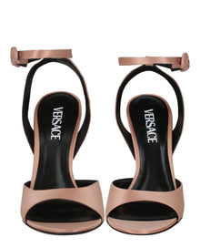 Versace | Safety Pin Silk Heel Sandals