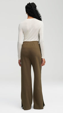 Pull-On Pant in Cozy Jersey | Olive