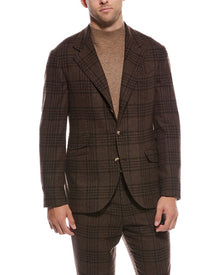 Brunello Cucinelli | Mens | 2pc Pleated-Front Wool & Silk-Blend Suit | Multi