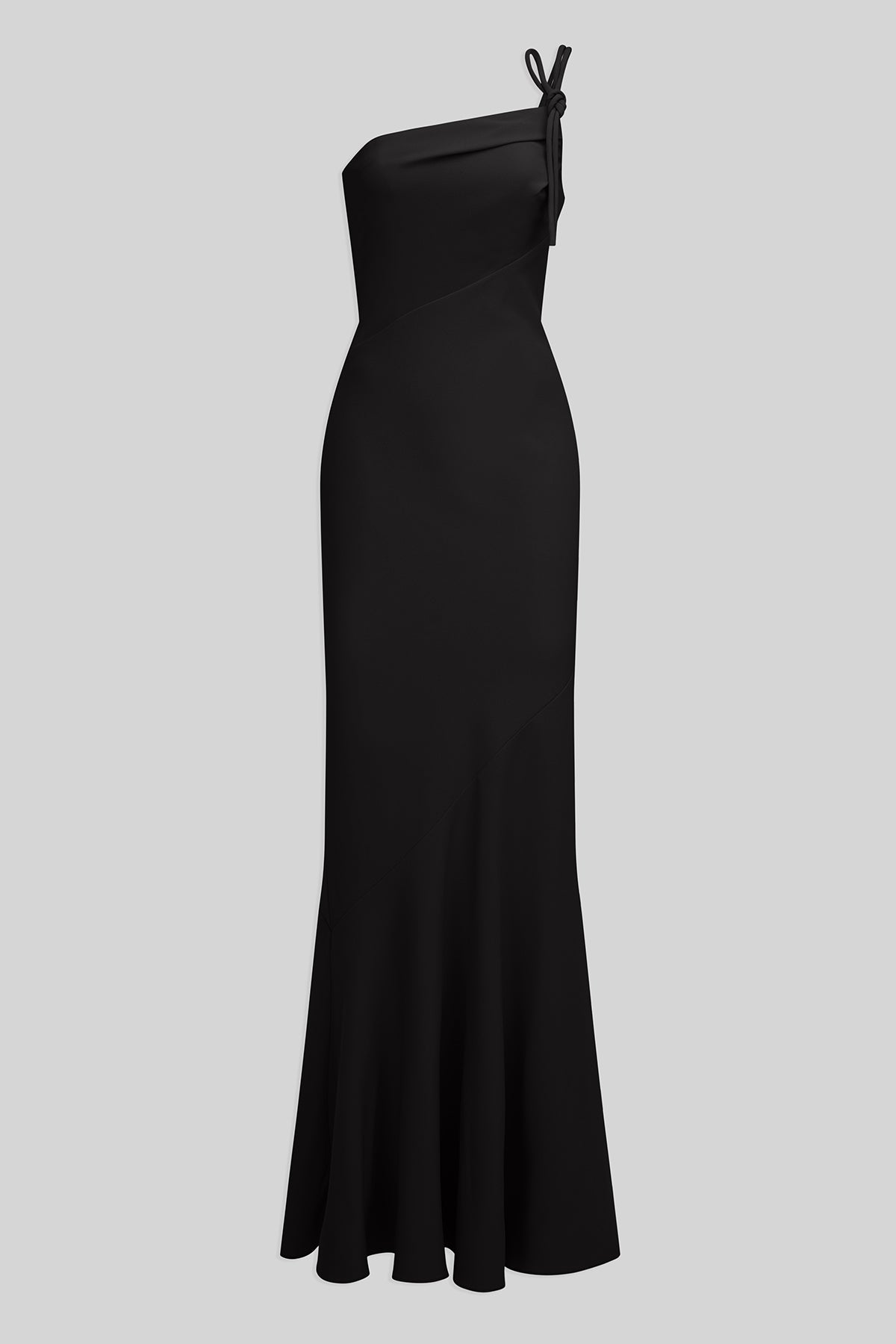 Halston | Sybil Gown In Crepe | Black