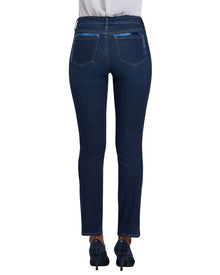 NYDJ | Womens | Petite Sheri Indigo Seine Slim Jean | Purple