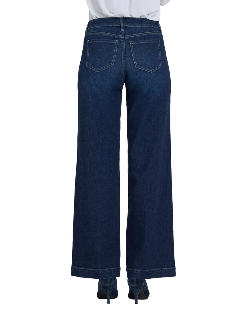 NYDJ | Womens | Petite Teresa Midnight Breeze Wide Leg Jean | Navy Multi