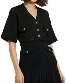 Mac Duggal | Womens | Button-Up Dress | Black