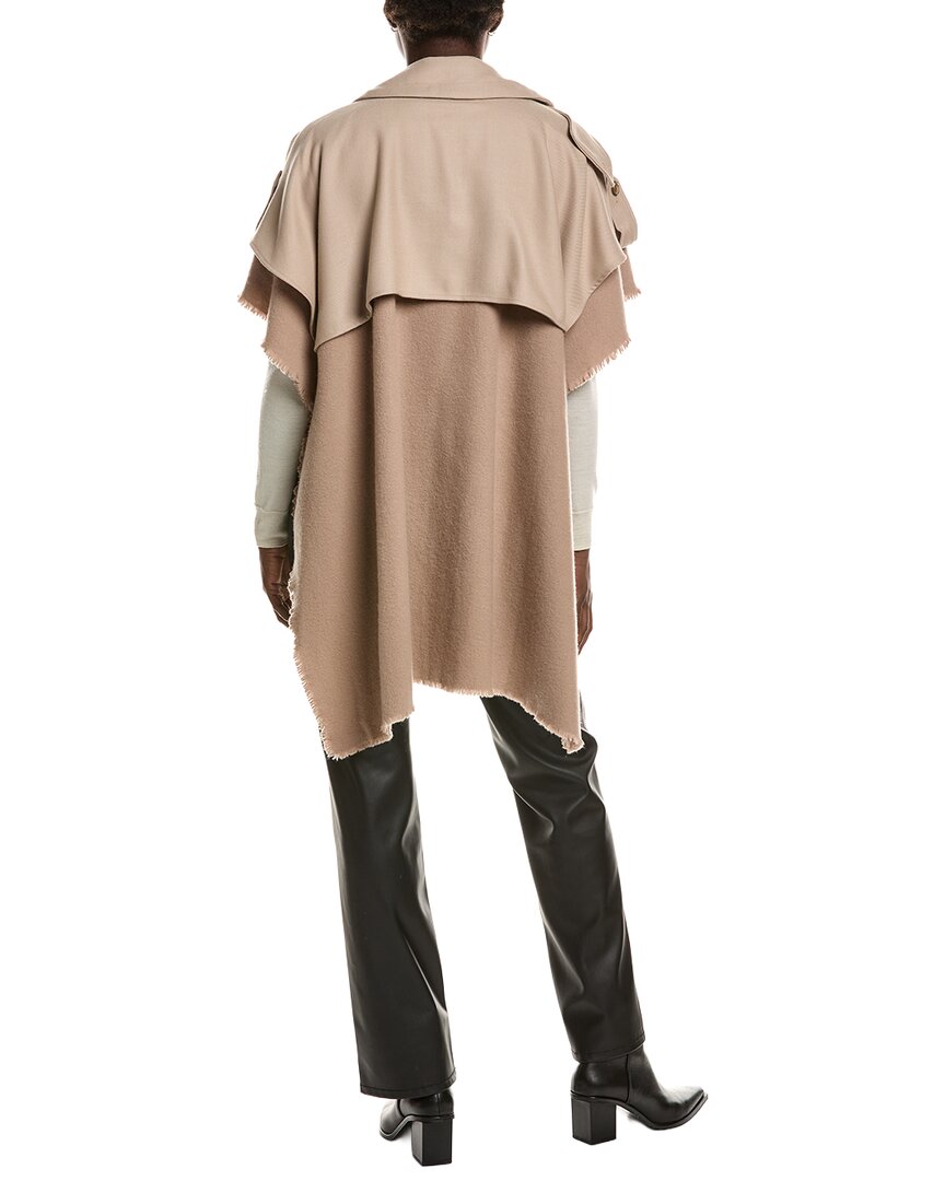 rag & bone | Womens | Trench Wool Poncho | Brown