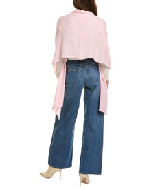 Portolano | Womens | Lightweight Cashmere Wrap | Pink
