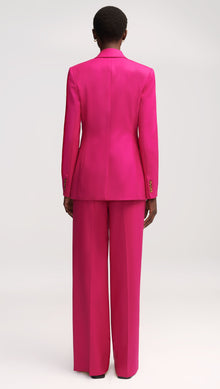 Chelsea Blazer in Seasonless Wool | Fuchsia