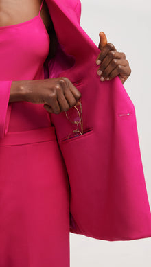 Chelsea Blazer in Seasonless Wool | Fuchsia