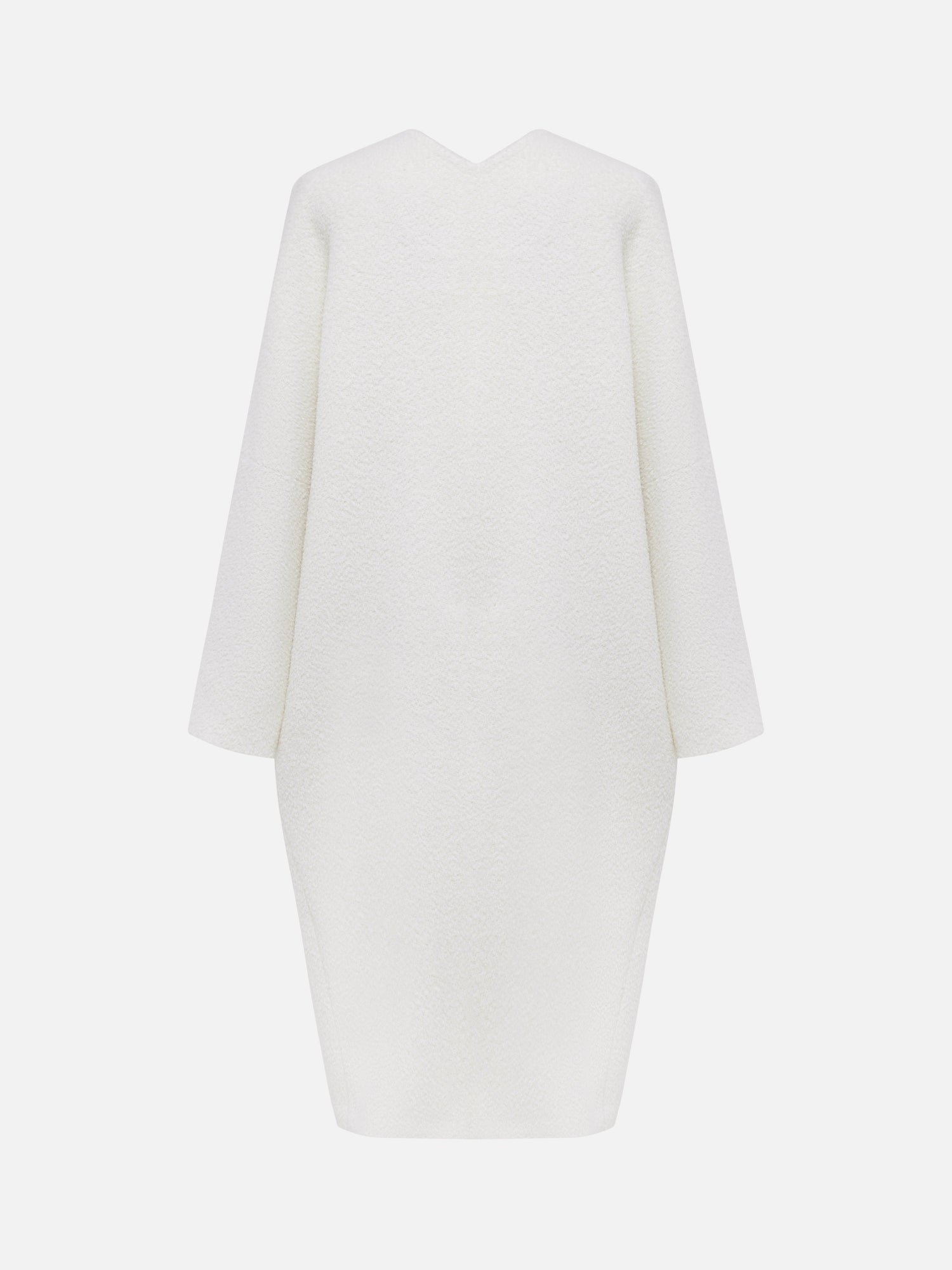 Yaming Sheep Wool Coat Jacket | White