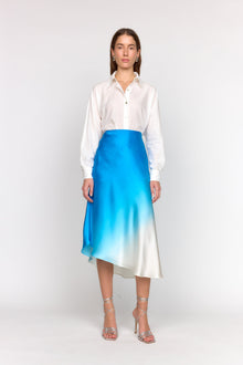 Josie Skirt | Blue Dip Dye